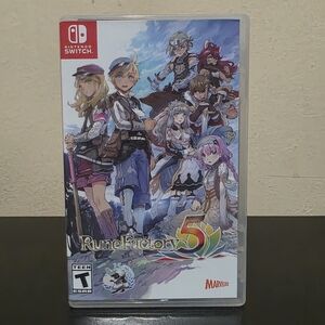 Rune Factory 5 - Nintendo Switch. Complete Tested-Working